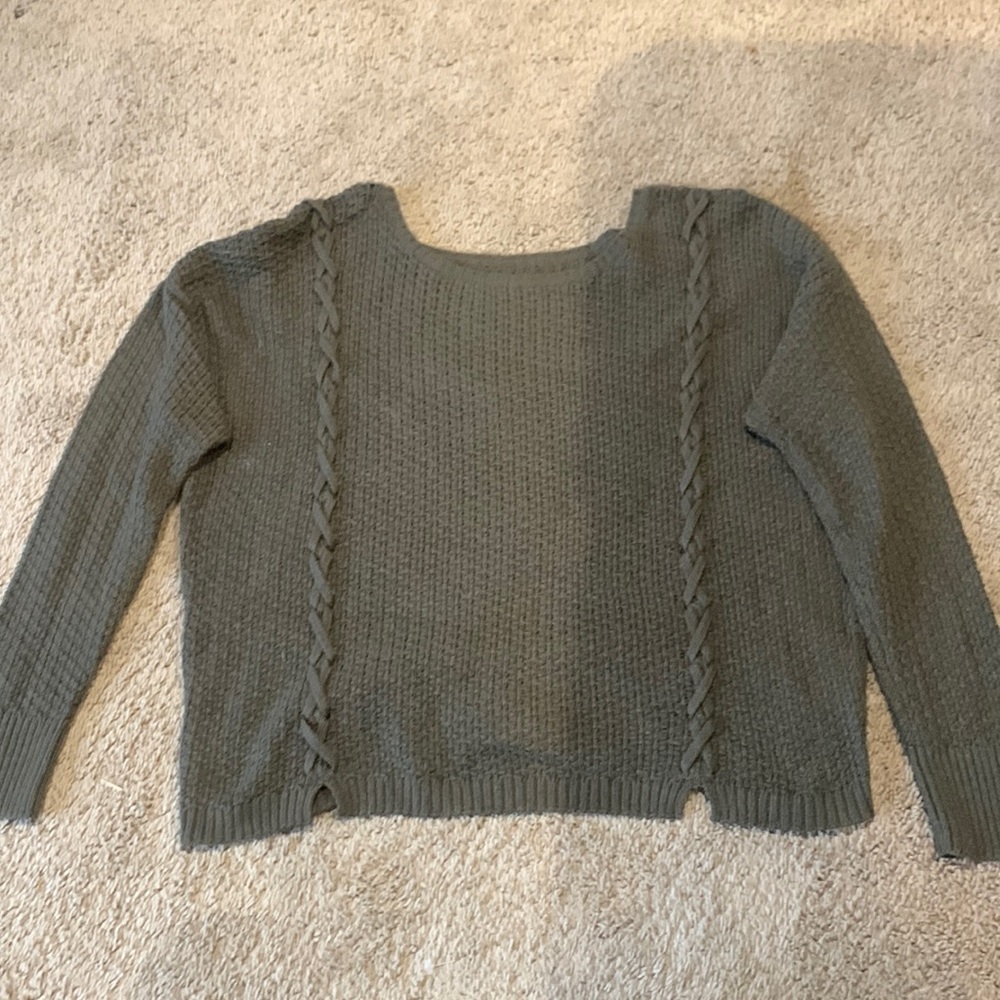 American Eagle Green Sweater